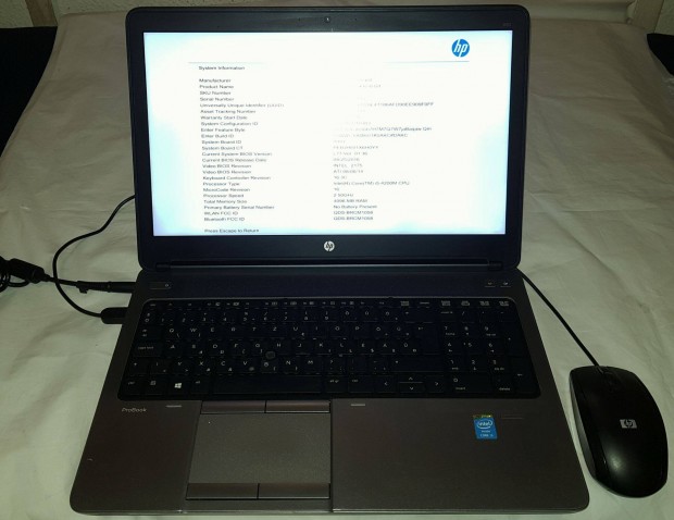 Laptop HP Pro Book 650 G1 Intel Core i5-4200M 2,5GHz j