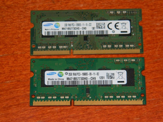 Laptop Memria RAM 2x2GB DDR3 Samsung
