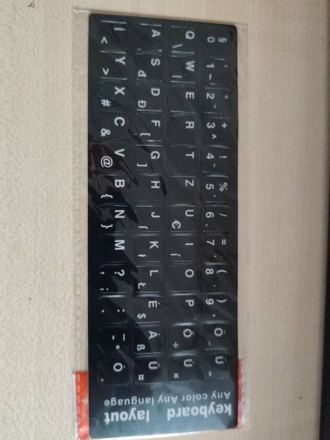 Laptop billentyűzet magyar matrica