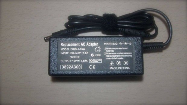 Laptop notebook tlt adapter tpegysg 19V/3,42A