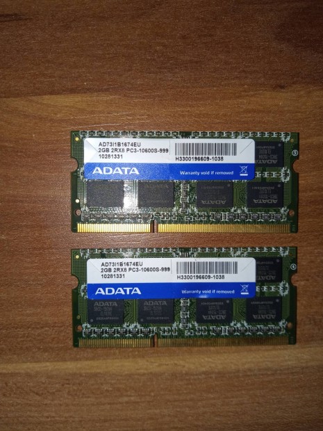 Laptopba Adata DDR3 2x2GB 1333MHZ