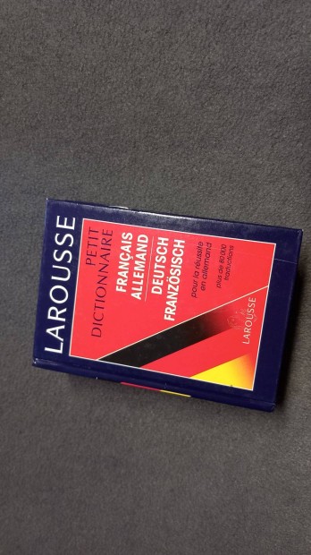 Larousse Petit dictionnaire fr-ge-fr, francia-nemet szotar