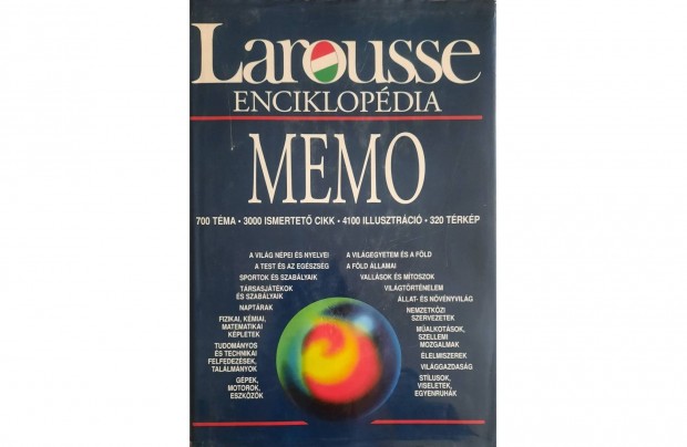 Larousse enciklopdia MEMO cm knyv elad