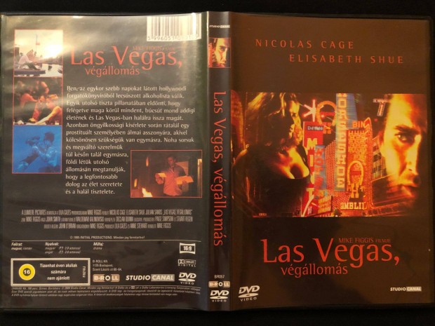 Las Vegas, vglloms (karcmentes, Nicolas Cage, Elisabeth Shue) DVD