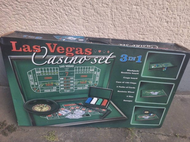 Las Vegas casino szett