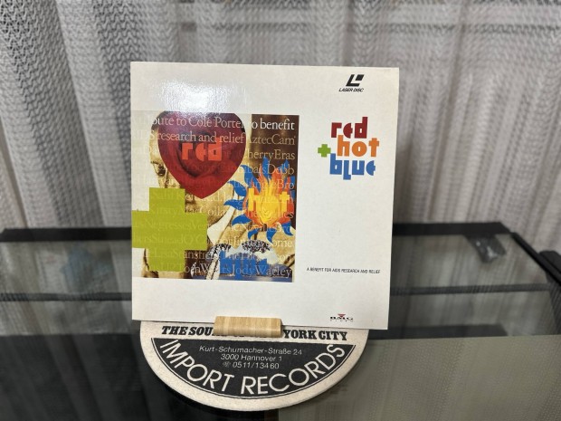 Laser Disc Videodisc Red Hot Blue Lemez Hi-Fi hifi