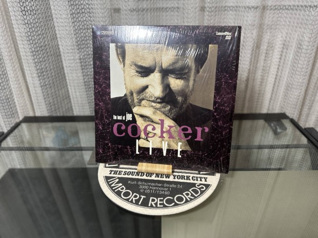 Laser Disc Videodisc The best of joe cocker Lemez Hi-Fi