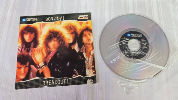 Laserdisc eladó.Bon Jovi Breakout videóklipp
