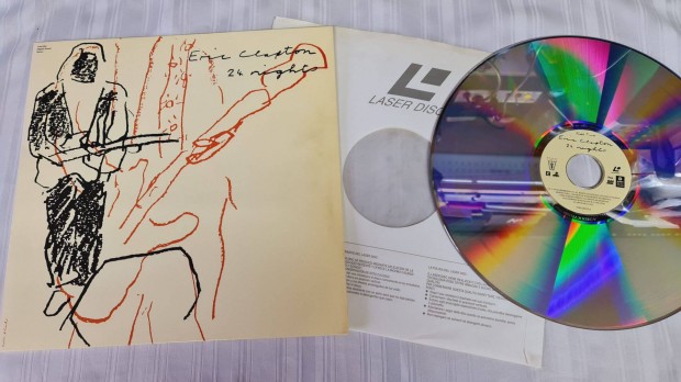 Laserdisc eladó.Eric Clapton 24 Nights koncert