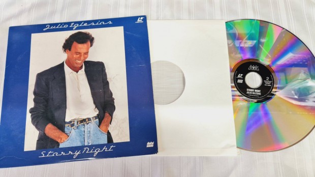 Laserdisc eladó.Julio Iglesias Starry Night koncert