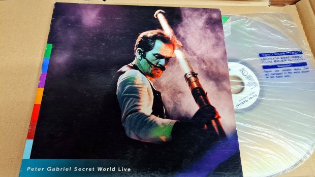Laserdisc eladó.Peter Gabriel Secret World Live koncert