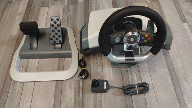 Last Minute!Xbox 360 Gyári Vezeték Nélküli Microsoft Kormány És Pedál