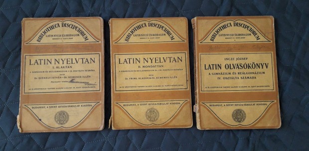 Latin nyelvtan s olvasknyv - 1927, 1928 kiadsak