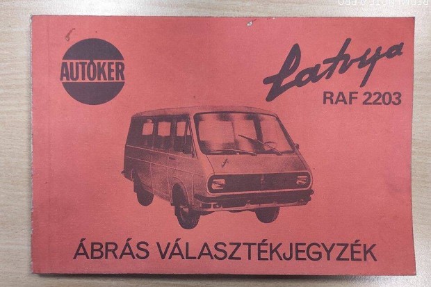 Latvija RAF2203 Mikrobusz alkatrszkatalgus