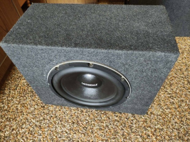 Lauderdale Dld 30 cm 600w m�lyl�da 9133 m�lynyom� subwoofer z�rt l�da