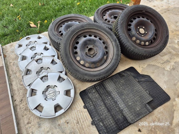 Laufenn i Fit 205/55 R16 91T téligumi Opel acélfelni dísztárcsa szett