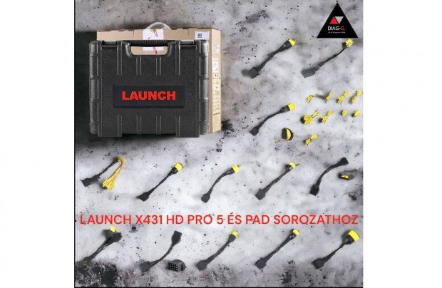 Launch X431 HD / Pro 5 s Pad Sorozathoz / Teher-kamion 24V kszlet
