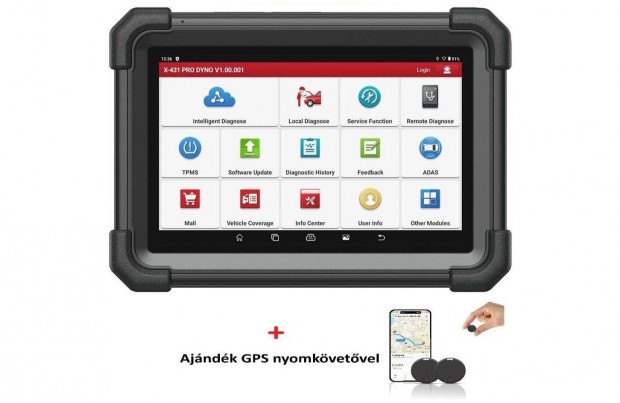 Launch X431 Pro Dyno 2025 + Ajndk GPS nyomkvet