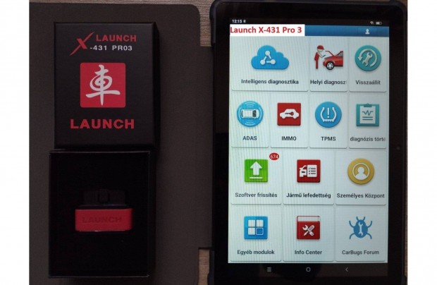 Launch X-431 Pro 3 diagnosztika Szemly/Elektromos/Hybrid jrmvekhez