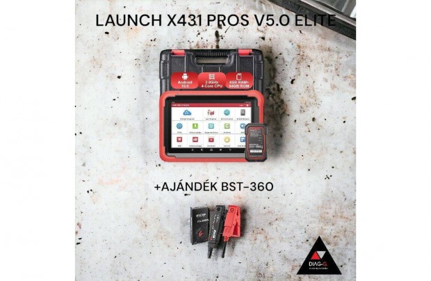 Launch x431 Pros V 5.0 Elite 2024 + Ajndk BST-360/ autdiagnosztika