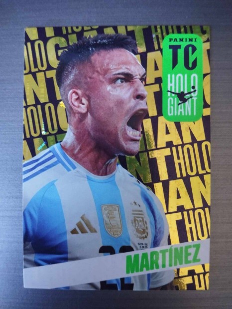 Lautaro Martinez (Argentína) Holo Giant Top Class 2025 focis kártya