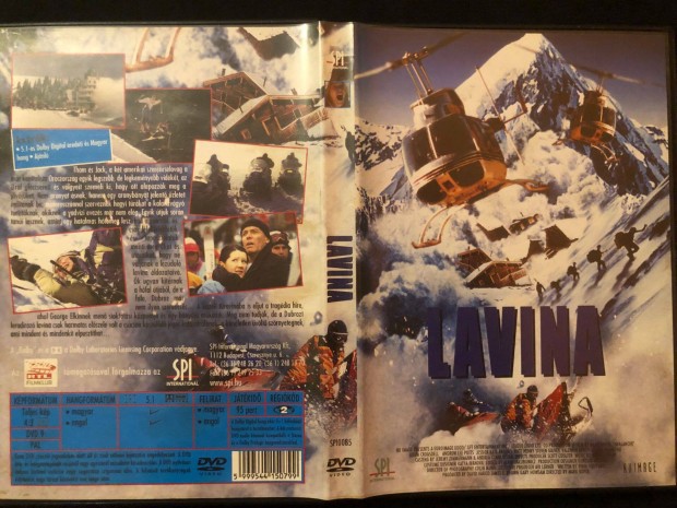 Lavina DVD (karcmentes, Andrew Lee Potts, Adam Croasdells)