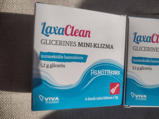 Laxaclean Glicerin Mini-Klizma Felntt 2x 6db; j