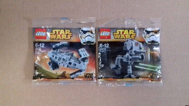 Lzadk animcis: Star Wars LEGO 30274 AT-DP + 30275 Prototype Fox.r
