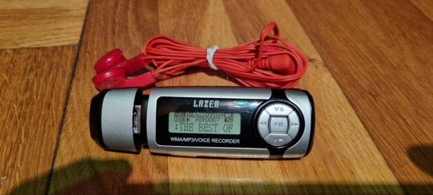 Lazer 1gb-os mp3, WMA lejtsz,  hangrgzt