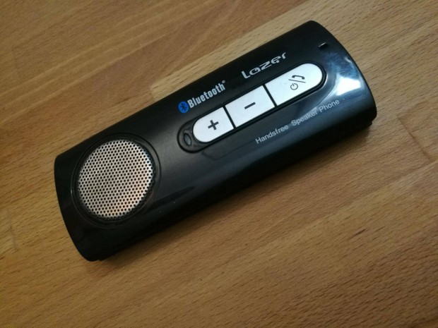 Lazer Bluetooth Handsfree Speaker Phone auts kihangost, fekete