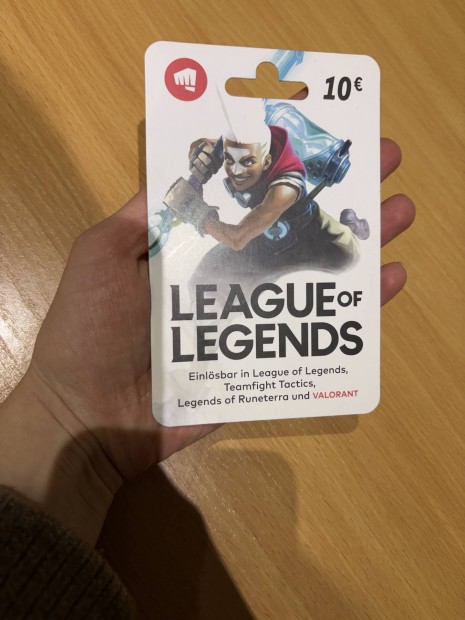 League of Legends ajndkkrtya 10EUR