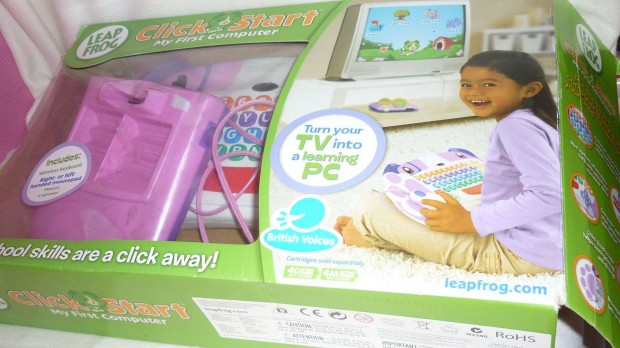 Leapfrog TV köthető gyerek laptop zöldbe vagy rózsaszínbe