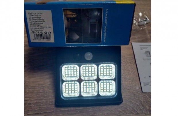 Led Napelemes 96 Ledes lámpa kültéri mozgásérzékelő