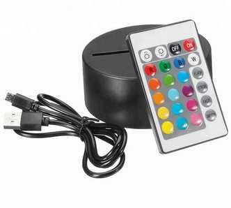 Led Talp Fekete RGB + tvirnyt  (3885)