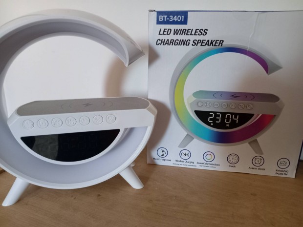 Led Wireless Charging Speaker BT-3401 ra 
