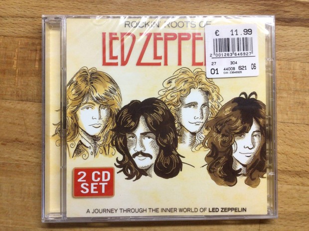 Led Zeppelin - Rockin Roots Of, j, bontatlan cd lemez dupla