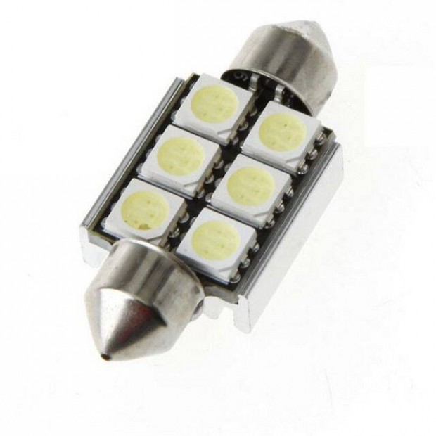 Ledes Szofita Izzó 6 SMD LED Égő Sofita 12V Canbus ()