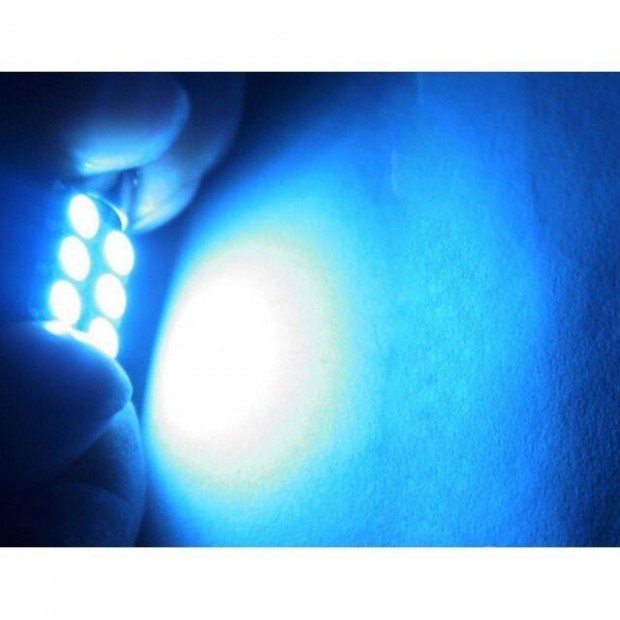 Ledes Szofita Izzó 6 SMD LED Jégkék Sofita 12V _