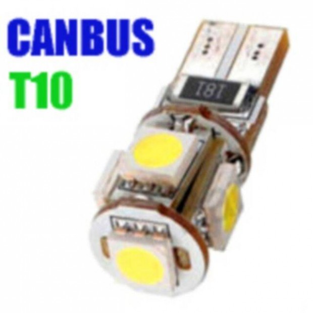 Ledes T10 Izz 5 SMD LED ( 5050 ) Aut 12V Canbus