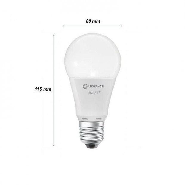 Ledvance Smart+ Wifi led izz, 9W, 806lm, 2700K, 3db/csomag - fehr