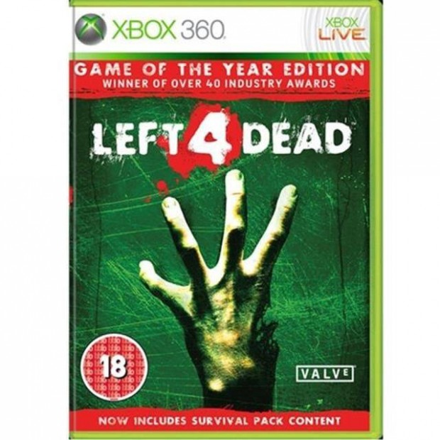 Left 4 Dead GOTY eredeti Xbox 360 jtk