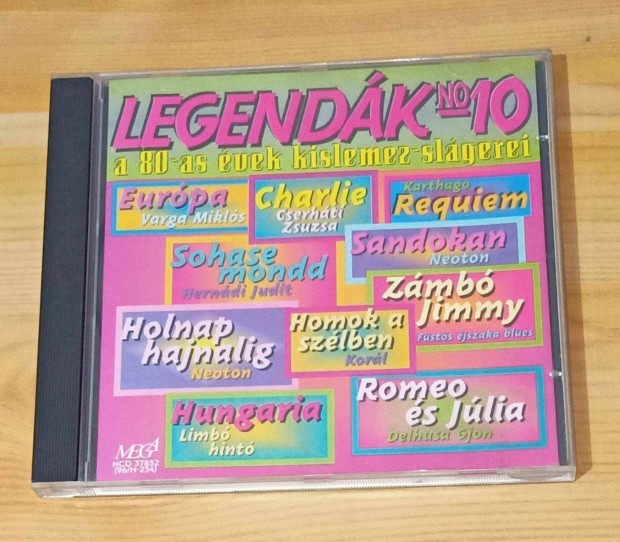 Legendk No 10 - A 80-as vek Kislemez-Slgerei CD