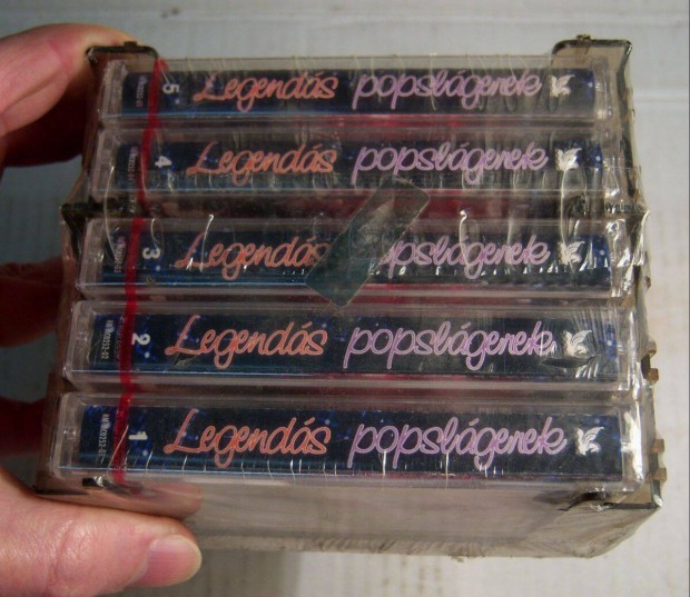 Legends Popslgerek 1-5. (2002) kazetta (jogtiszta) j bontatlan