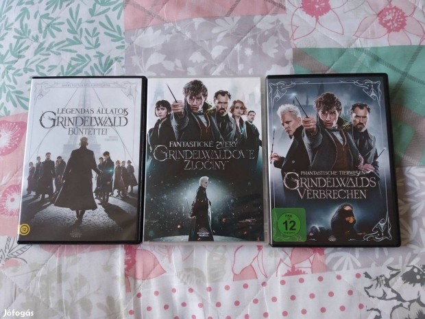 Legends llatok Grindelwald bntettei DVD-k