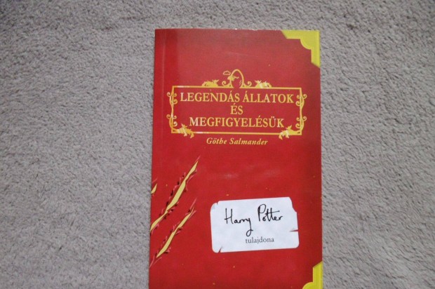 Legends llatok s megfigyelsk knyv, Harry Potter
