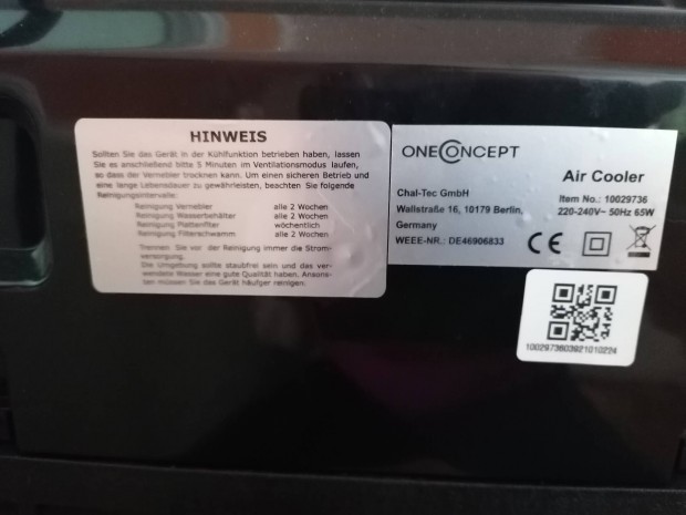 Léghűtő ventilátor