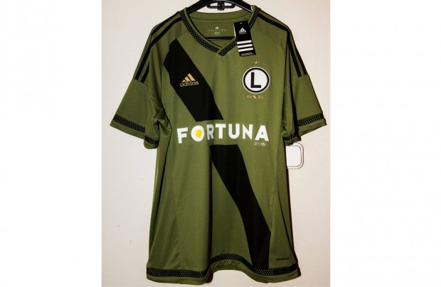 Legia Warszawa zöld centenáriumi 2016-os eredeti adidas focimez (3XL)