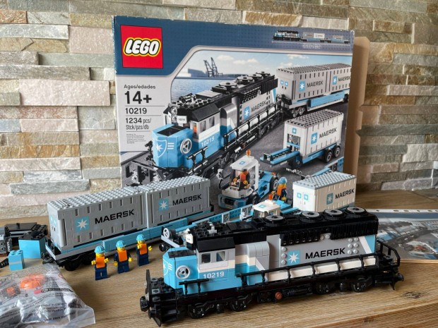 Lego 10219 Maersk tehervonat szet vasut vonat szett + elektonika
