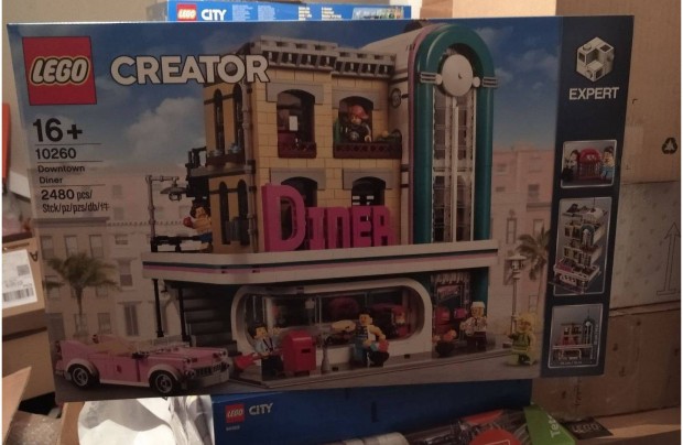 Lego 10260 Downtown diner j, bontatlan