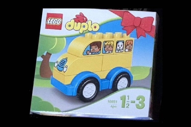 Lego 10851 Duplo Els autbuszom kszlet - bontatlan, j, ritkasg